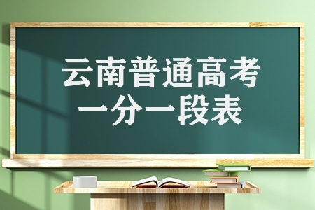 云南省2022年普通高考一分一段表查询