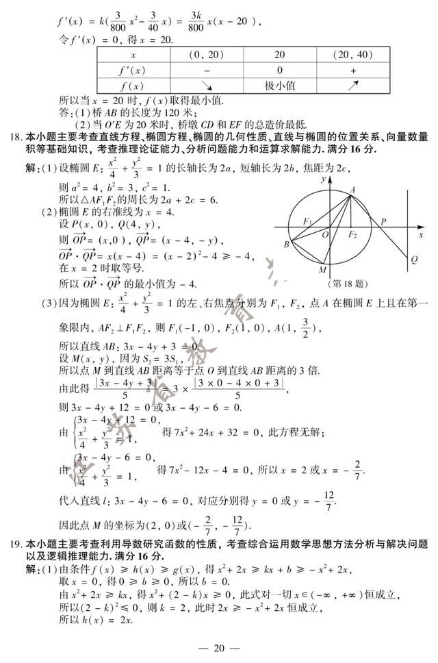 江苏高考数学试卷（高考数学试题及官方答案）