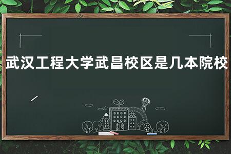 武汉工程大学武昌校区是几本院校