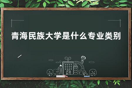 青海民族大学是什么专业类别
