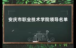 安庆市职业技术学院领导名单 安庆李琳判决书多少年