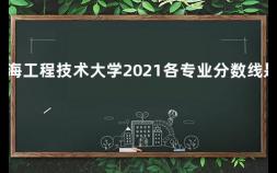 上海工程技术大学2021各专业分数线是多少 上海工程技术大学研究