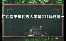 广西南宁市民族大学是211吗还是一本 广西民族大学东盟学院好不好